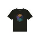 Camiseta Manga Curta Menino Malha Juvenil Fico Ref. B5112 Cor:PretoTamanho:14