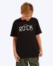 Camiseta Manga Curta Preta Creative Rock Juvenil Masculina Banana Danger 54318