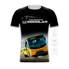 Camiseta Manga Curta Profissões Motorista Transporte Escolar