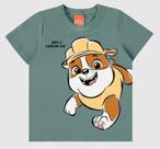 Camiseta Manga Curta Rubble Patrulha Canina Malwee Kids Nickelodeon