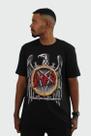 Camiseta Manga Curta Slayer Silver Eagle Cor:PretoTamanho:G