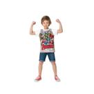 Camiseta Manga Curta Vingadores 4 ao 8 Malwee Ref. 83163 Camiseta Manga Curta Vingadores 4 ao 8 Malwee Ref. 83163