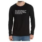 Camiseta Manga Frase Se ofendi alguém melhore Criativa Camiseta Manga Frase Se ofendi alguém melhore Criativa