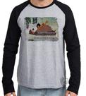 Camiseta Manga Longa Baloo Mogli Extraordinário