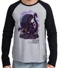 Camiseta Manga Longa blusa Alien