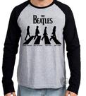 Camiseta Manga Longa blusa Beatles Rua