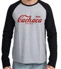 Camiseta Manga Longa blusa Beba Cachaça