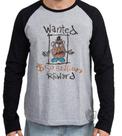 Camiseta Manga Longa blusa Cabeça de batata wanted Camiseta Manga Longa blusa Cabeça de batata wanted