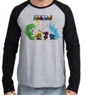 Camiseta Manga Longa blusa Castle Crashers Camiseta Manga Longa blusa Castle Crashers