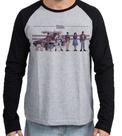 Camiseta Manga Longa blusa De volta para o futuro Camiseta Manga Longa blusa De volta para o futuro