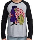 Camiseta Manga Longa blusa Dick Vigarista Mutley