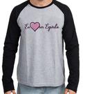 Camiseta Manga Longa blusa Eu amo ser Espírita