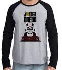 Camiseta Manga Longa blusa judge dredd juiz