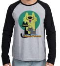 Camiseta Manga Longa blusa Pets Friend Forever