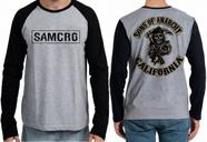 Camiseta Manga Longa blusa Samcro sons of anarchy