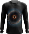Camiseta Manga Longa Buraco Negro Gravidade Espaço 10