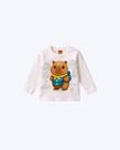 Camiseta Manga Longa Capivara Infantil Masculina Kyly 1001570