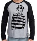 Camiseta Manga Longa Charles Chaplin preso
