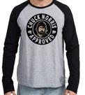 Camiseta Manga Longa Chuck Norris approved