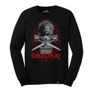 Camiseta Manga Longa Chucky Boneco Assassino Filme Terror