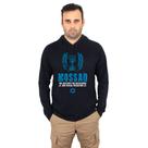 Camiseta Manga Longa com Capuz Estampada Mossad