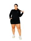 Camiseta Manga Longa Com Proteção UV FPS50 Feminino Plus Size