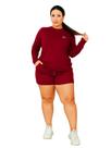 Camiseta Manga Longa Com Proteção UV FPS50 Feminino Plus Size Camiseta Manga Longa Com Proteção UV FPS50 Feminino Plus Size