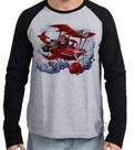 Camiseta Manga Longa Dick Vigarista Pegue o pombo