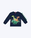 Camiseta Manga Longa Dino Infantil Masculina Kyly 1001572