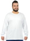 Camiseta Manga Longa Extra Grande Plus Size Xg