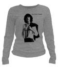 Camiseta manga longa feminina - Patti Smith - Horses.