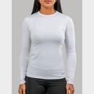 Camiseta Manga Longa Feminina Térmica Peluciada para Frio Cardigã que Regula Temperatura Corporal no