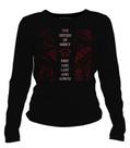 Camiseta manga longa feminina - The Sisters of Mercy - First And Last And Always.