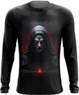 Camiseta Manga Longa Freira do Mal Terror Possuída 7 Camiseta Manga Longa Freira do Mal Terror Possuída 7
