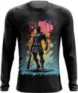 Camiseta Manga Longa Gladiador Romano Coliseu 10