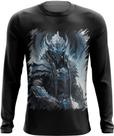 Camiseta Manga Longa Guerreiro de Gelo Mortal Absoluto 3 Camiseta Manga Longa Guerreiro de Gelo Mortal Absoluto 3