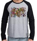 Camiseta Manga Longa Hanna Barbera personagens II