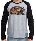 Camiseta Manga Longa Hanna Barbera personagens IV