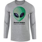 camiseta manga longa Infantil até Plus size Acorda Humano Et Alien Ovni camiseta manga longa Infantil até Plus size Acorda Humano Et Alien Ovni