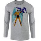 camiseta manga longa Infantil até Plus size birdman homem passaro desenho antigo