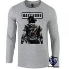 camiseta manga longa Infantil até Plus size Days Gone game zoombie tiro