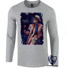 camiseta manga longa Infantil até Plus size Michael Jackson Smooth criminal camiseta manga longa Infantil até Plus size Michael Jackson Smooth criminal