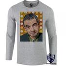 camiseta manga longa Infantil até Plus size Mister Bean bolinhas