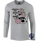 camiseta manga longa Infantil até Plus size pilha de vacas gado boiada