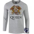 camiseta manga longa Infantil até Plus size queen Freddie Mercury banda rock