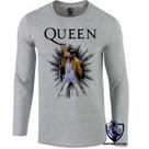 camiseta manga longa Infantil até Plus size queen Freddie Mercury cantor banda rock