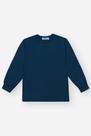 Camiseta Manga Longa Infantil Menino com Punho Marinho Divertto Camiseta Manga Longa Infantil Menino com Punho Marinho Divertto