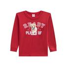 Camiseta Manga Longa Infantil Menino Meia Malha Ready Player OF