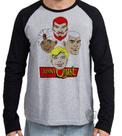 Camiseta Manga Longa Jonny Quest cabeças Camiseta Manga Longa Jonny Quest cabeças