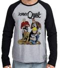 Camiseta Manga Longa Jonny Quest turma Camiseta Manga Longa Jonny Quest turma